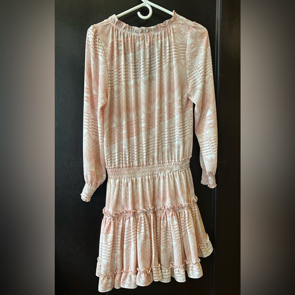 Misa Los Angeles Women's Orange and White Mini Dress - Size Small - Picture 2 of 6